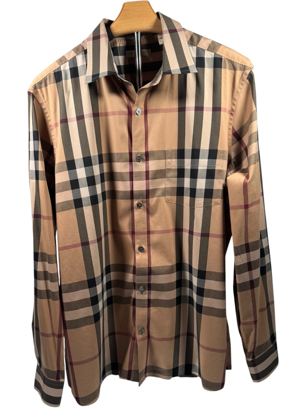 Burberry Brit Nova Check Long Sleeve Button Shirt Men’s L
